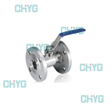 Type Q41F PN16 one-piece gb flanged ball valves