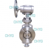 Duplex steel wafer type butterfly valve