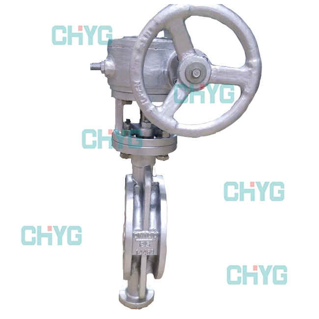 Dual phase steel butterfly valve