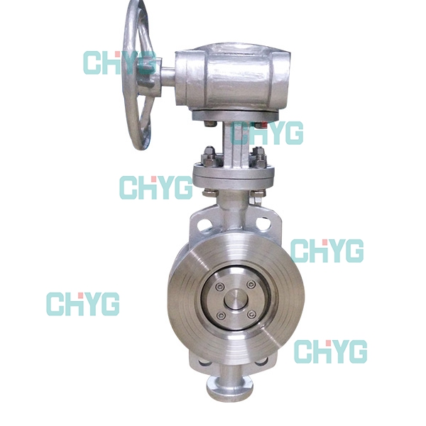 Duplex steel wafer type butterfly valve